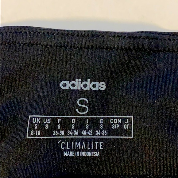 NICE BLACK *ADIDAS* CLIMALITE LEGGING TIGHTS! - Picture 6 of 6